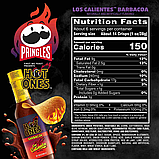Чіпси Pringles Hot Ones Barbacoa 156г, фото 8