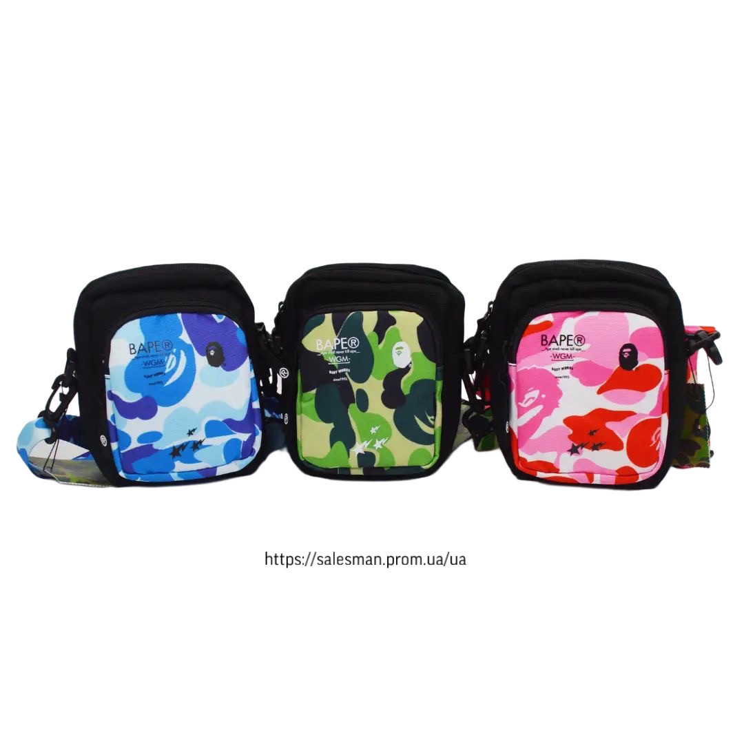 Месенджер Bape Сумка через плече A Bathing Ape