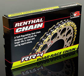 Ланцюг Renthal RR4 Chain - 520 (Gold), 520-120L / Slim Seal Ring