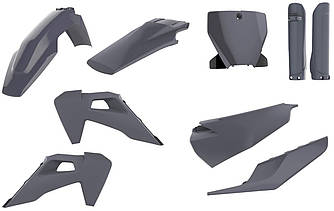 Пластик Polisport MX kit - Husqvarna (19-) (Nardo Grey), Husqvarna