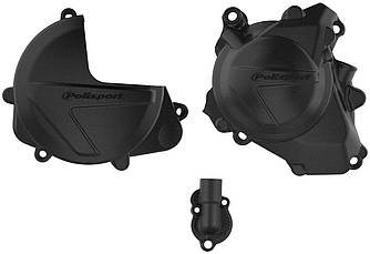 Комплект захисту Polisport Clutch & Ignition Cover - Honda (Black) (90961)
