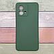 Силіконовий чохол SOFT Silicone Case для Motorola Moto G84 гумовий бампер, мікрофібра, Soft Touch, зелений