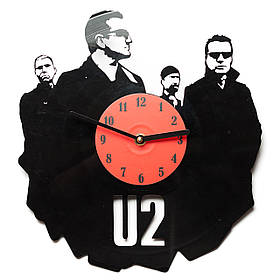 Годинник вінілові U2 оригінальний подарунок прикольний