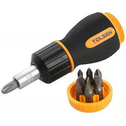 Набір викруток Tolsen храпова коротка 7 біт 20033 smart