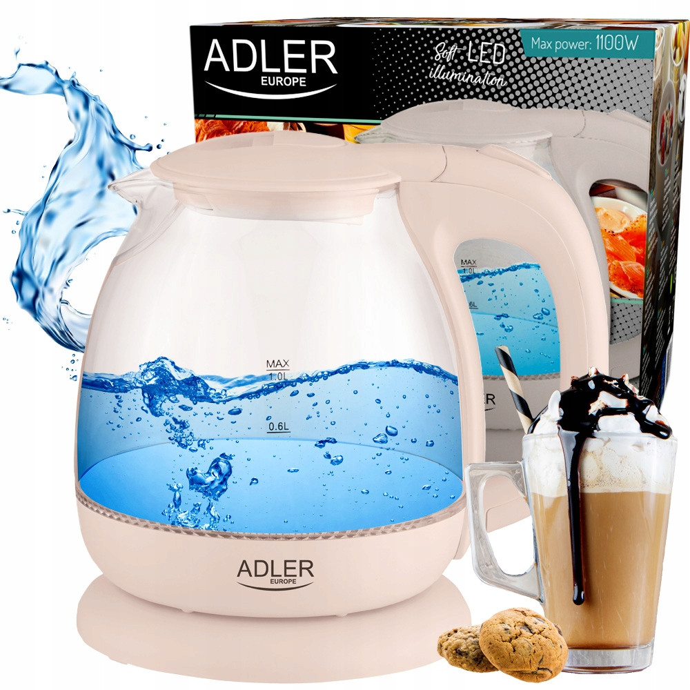 Електрочайник Adler AD 1283C — 1,0 л, 1100 Вт, фото 1