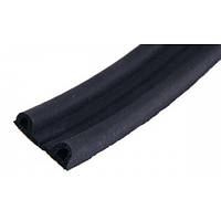 Ущільнювач дверний Р профіль 9*5.5 мм чорний 100 м