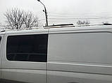 Рейлінги DD 265 см Чорний мат пластикова ніжка для мерседес Sprinter W907/W910 2018- рр, фото 2