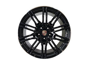 Диски R20 Satin Black + Chrome ( одноширокі ) на Porsche Cayenne 958 2010-2014 року