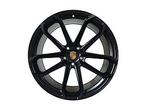 Диски R22 Satin Black ( різноширокі ) на Porsche Cayenne 958 2010-2014 року