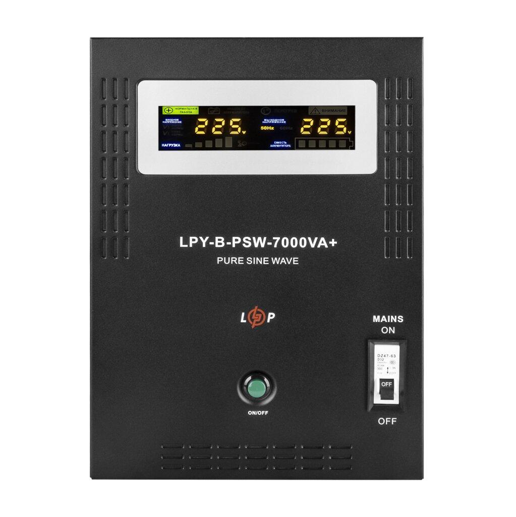 Джерело безперебійного живлення з правильною синусоїдою 48V LPY-B-PSW-7000VA+(5000Вт)10A/20A
