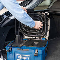 Пилосос для інструменту Scheppach HD2p у вигляді кейсу з продуктивністю 120 м³/година та 5 літр., фото 5