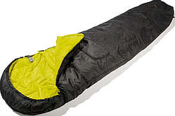 Спальний мішок ковдру з капюшоном Rocktrail чорний 220х76 см