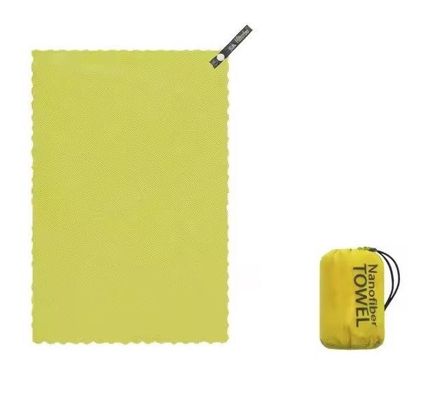 Туристичний рушник із мікрофібри HiTorbo Motao 120 х 80 см Green, фото 1