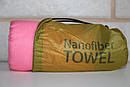 Туристичний рушник із мікрофібри HiTorbo Motao 120 х 80 см Pink, фото 5