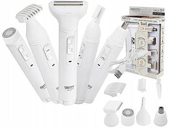 Тример Camry CR 2935 — 5в1, акумуляторний, для обличчя і тіла