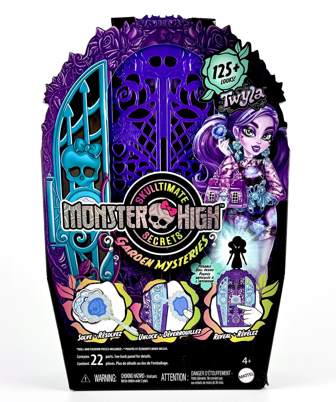 Монстр Хай Цвіт та темрява Жахо-секрети Твайли Monster High Skulltimate Twyla HYT74 Mattel Original, фото 1