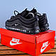 Мужские Кроссовки Nike Air Max 97 черные со светлым лого - фото 5 - id-p2586425254