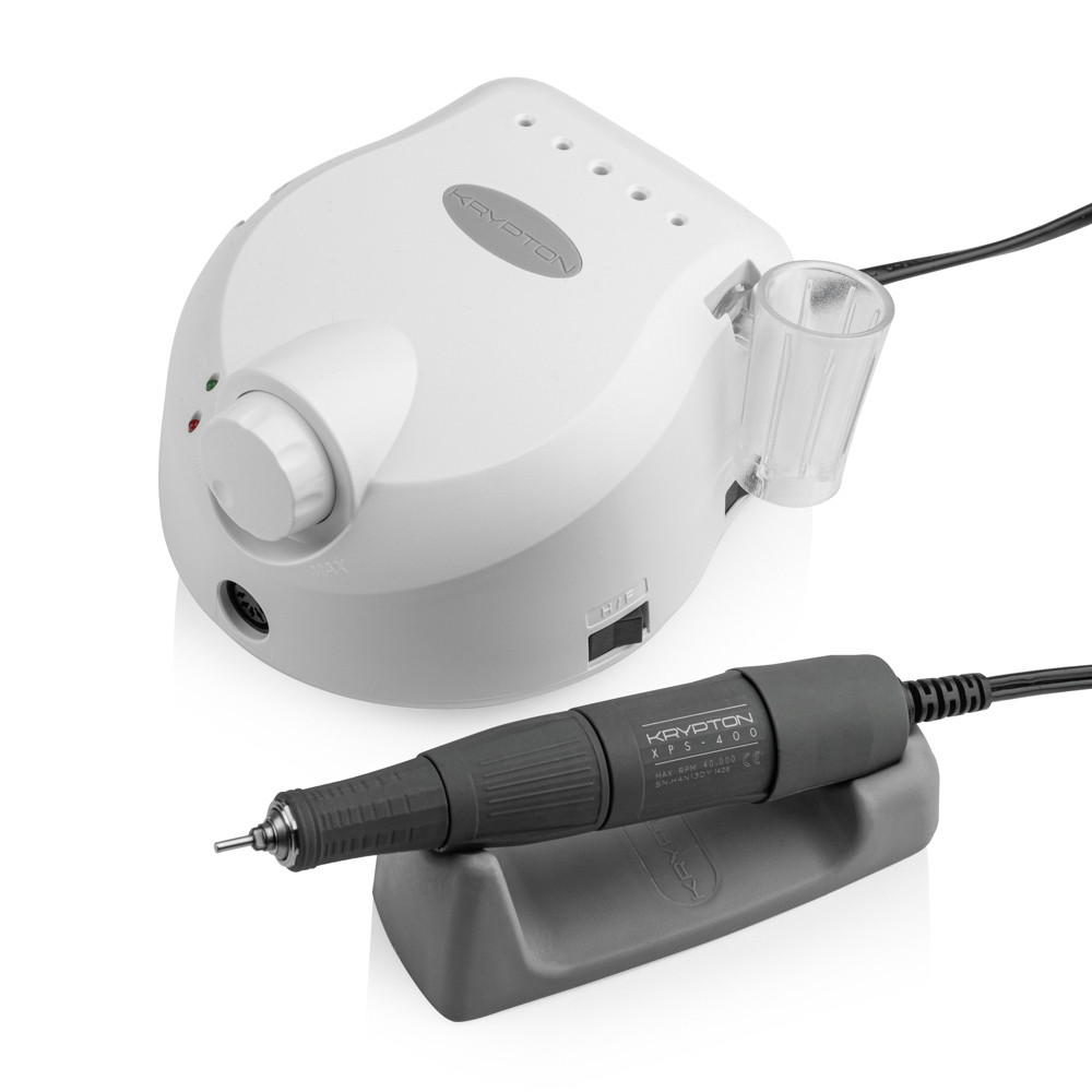 Krypton XPS-400 Професійний фрезер, 65 w, 40 к.об. Біло-сірий