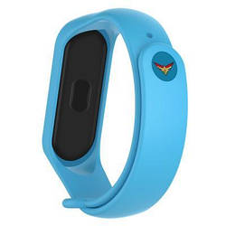 Ремінець до фітнес браслета Armorstandart Superhero Edition for Xiaomi Mi Band 4/3 Captain Marvel Blue ARM55072 smart