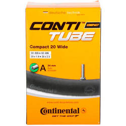 Велосипедна камера Continental Compact 20"x1.9-2.5 wide 50-406 / 62-451 RE AV34mm 181271 smart