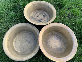 Мідний таз, кухонна мийка, умивальник, рукомийник, раковина діаметром 440 мм