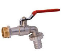 "EA" Кран шаровий для поливу (гусак) латунний 15 (1/2")