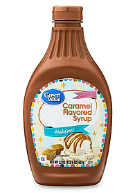 Карамельний сироп Great Value Caramel Syrup 623г