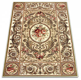 Класичний бежевий  килим Lotos 15005-110