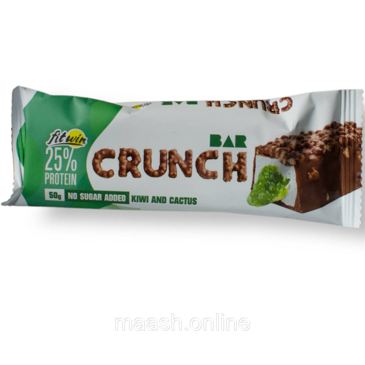 Протеїновий Батончик Crunch Kiwi Cactus Ківі Кактус FitWin, 50g