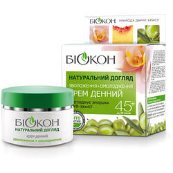 Крем для обличчя Біокон Натуральний догляд Зволоження + Омолодження 45+ Денний 50 мл 4820160032545 smart