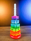 Пірамідка дитяча гвинтова Крутезна пірамідка Fun Game 28948, фото 2