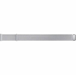 Ремінець до смарт-годинника BeCover Milanese Style для Samsung Galaxy 20mm/Watch 5/ Watch 4.../Gear S2 Classic/Gear Sport Silver