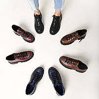 Туфлі жіночі шкіряні коричневого кольору “Style Shoes”, фото 2