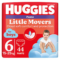 Підгузки-трусики дитячі Huggies Pant Boy розмір 6 (15-25кг) Mega 44 шт