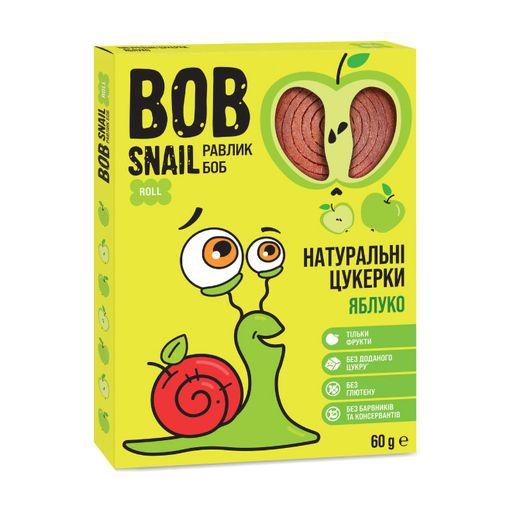 Цукерки натуральні Яблуко Bob Snail Равлик Боб, 60 г