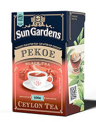 Чай чорний Sun Gardens  Sunshine Garden Pekoe 100г, (Сан Гарденс)