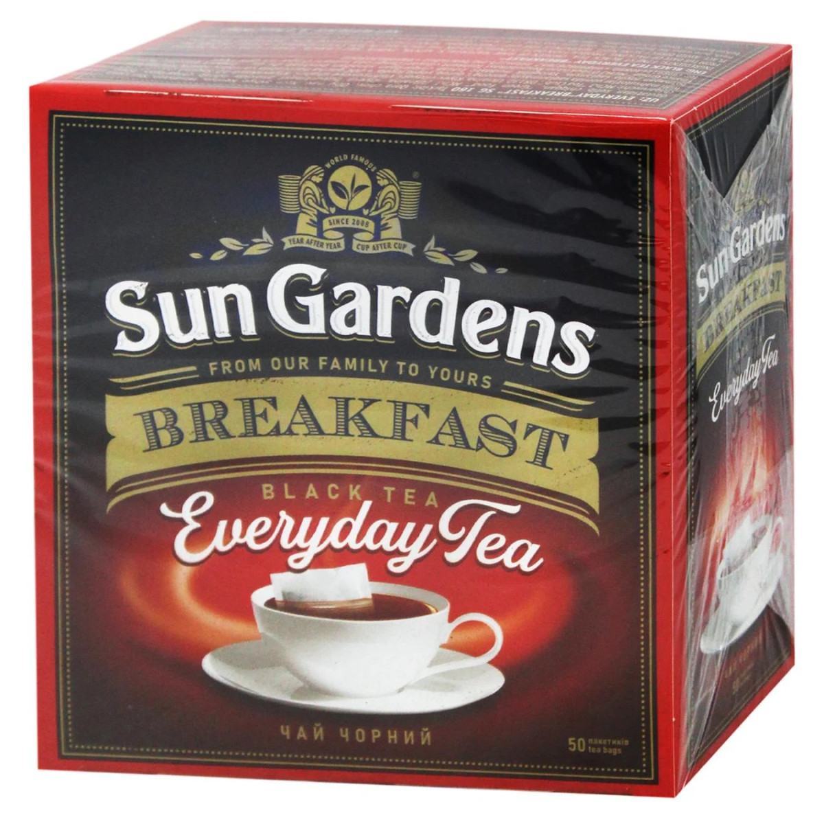 Чай чорний Sun Gardens  Breakfast без нитки 50*1,8г, (Сан Гарденс)