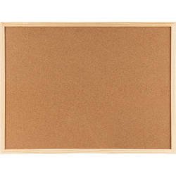 Офісна дошка Axent коркова 90 х 120 см, дерев'яна рамка 9603-A smart