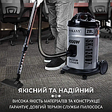 Пилосос професійний будівельний Sokany, потужний 4000 Вт з мішком, 28 л, фото 6