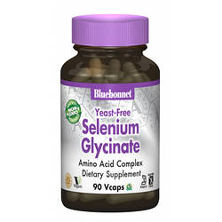 Мінерали Bluebonnet Nutrition Селен гліцинат, Albion, 90 гелевих капсул BLB0678 smart