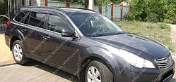 Вітровики вікон Субару Аутбек 4 (дефлектори бічних вікон Subaru Outback 4