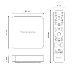 Медіаплеєр THOMSON Streaming Box 240 4K UHD 223489 smart