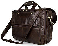 Сумка чоловіча Vintage 14247 для ноутбука з діагоналлю 15.6 дюйма Коричнева