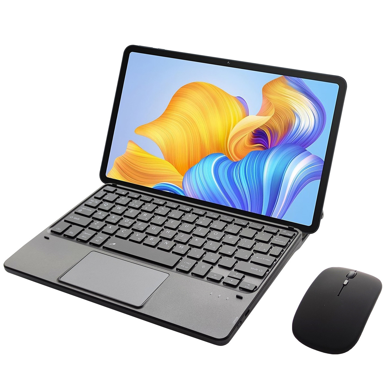 Клавіатура-підставка бездротова Smart Keyboard + Мишка для Honor Pad 8 Ukr+Eng Black, фото 1