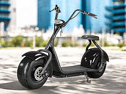 Електроскутер Citycoco 1500W, 60V12Ah, Black ТМ ROODER