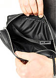 Чоловіча сумка бананка Sambag Harvi чорна, фото 8