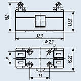 Д701 (МКБ 702) Мікровимикачі миттєвої дії на два напрямки з подвійним розривом ланцюга без фіксації., фото 4