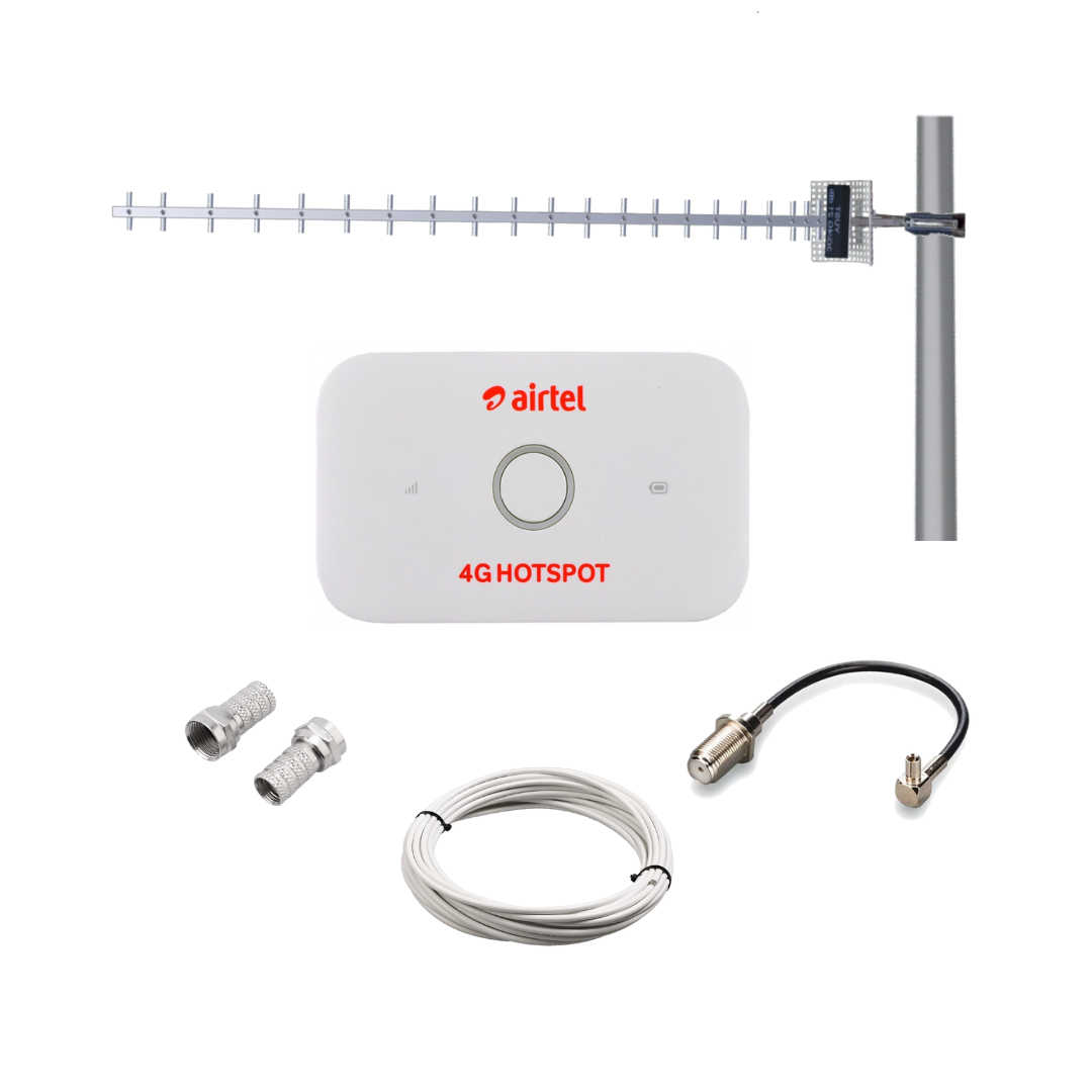 Комплект для інтернету 3G/4G(роутер Huawei E5573Cs-609,3G/4G/4,5G широкосмугова антена 1700-2700 МГц, 21 Д