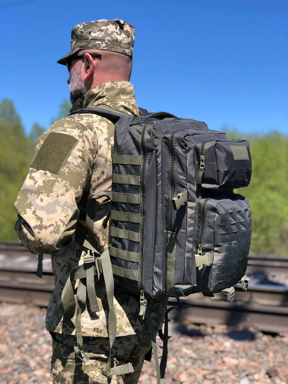 Рюкзак тактичний 45л / олива, фото 1