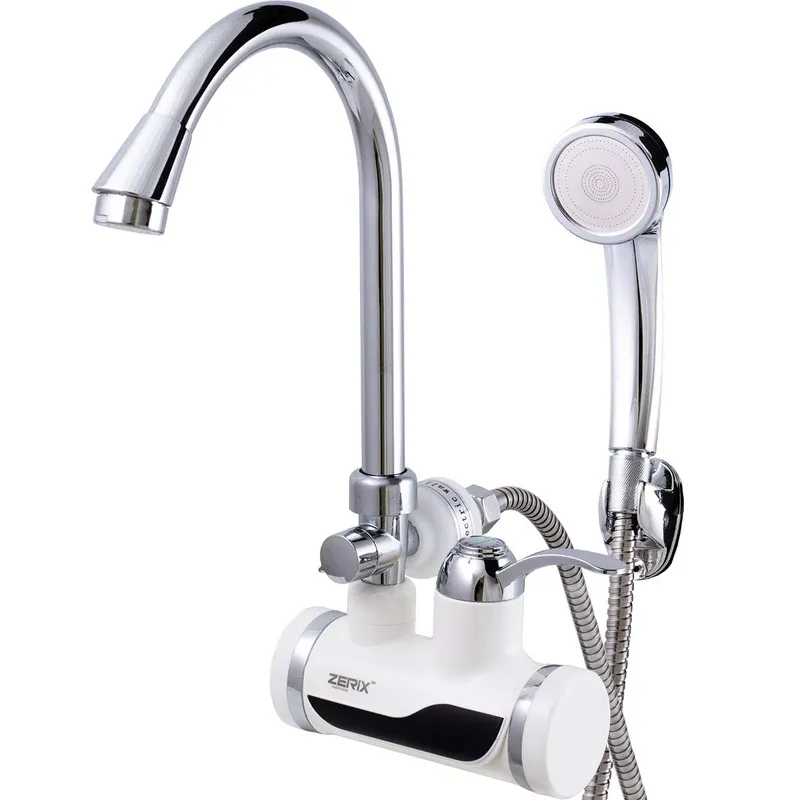 Проточний водонагрівач Zerix ELW08-EW (з індик. темп.) (ZX2788), фото 1